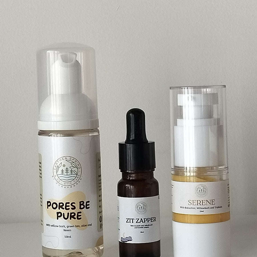 Oily, combination & acne skin combo (mini)