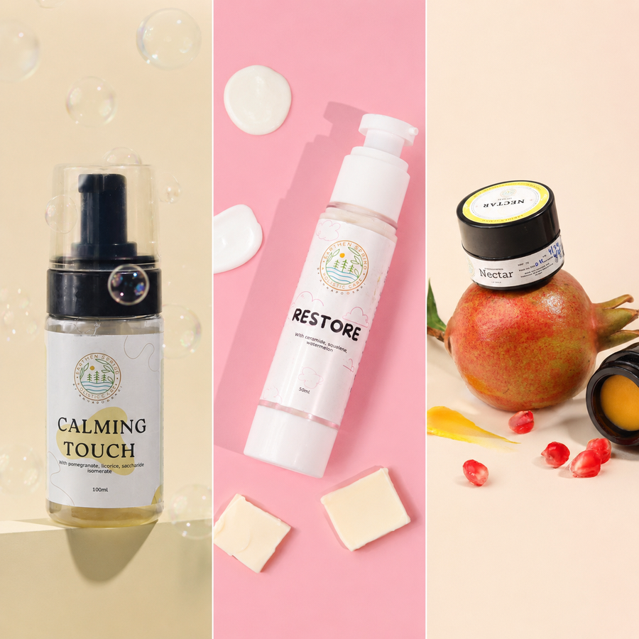 Dry Skin Starter complete combo with Calming Touch, Restore and Nectar
