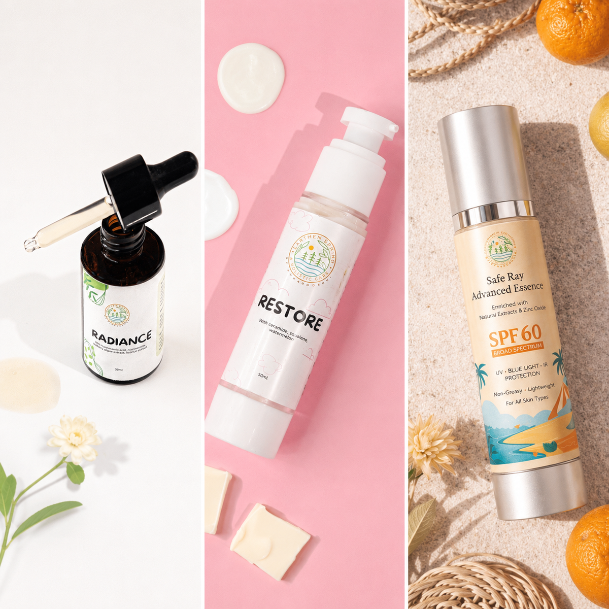 Pigmentation Routine complete combo with Radiance, Restore and Safe Ray